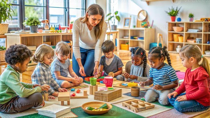 Atelier pédagogique en micro-crèche